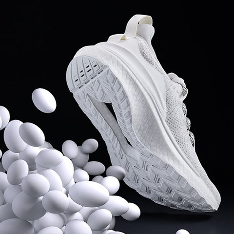 Sneakers 4 Running Shoes Starry Night Version Machine Washable Ultralight Cloud Elastic PU Midsole 4D Fly Woven Fishbone Lock System Antibacterial Outdoor Men's Sports Running Casual Luminous Shoes
