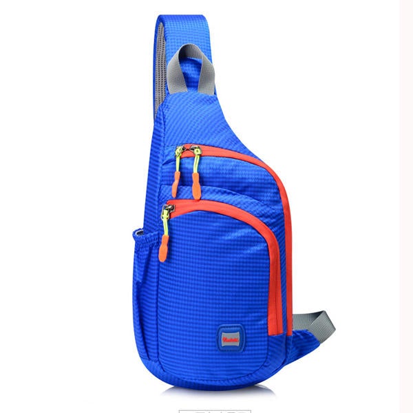 Unisex Men Women Waterproof Nylon Chest Outdoor Sport Crossbody Bag