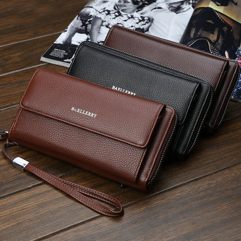 Business CasualMulti Card Holder Wallet Clutch Bag Phone For Men