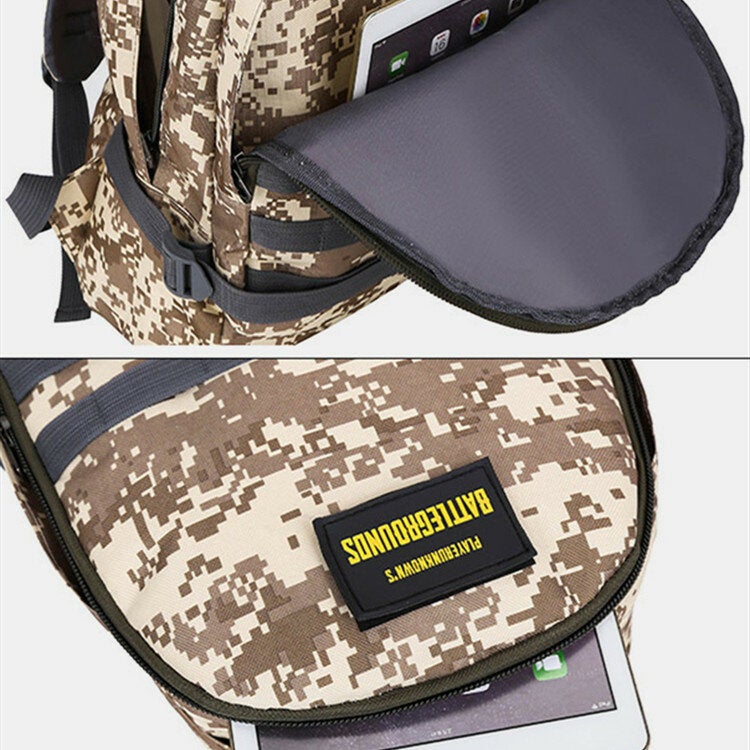 Unisex Camouflage Oxford Cloth Student School Bag Fashion Game Trend Backpack