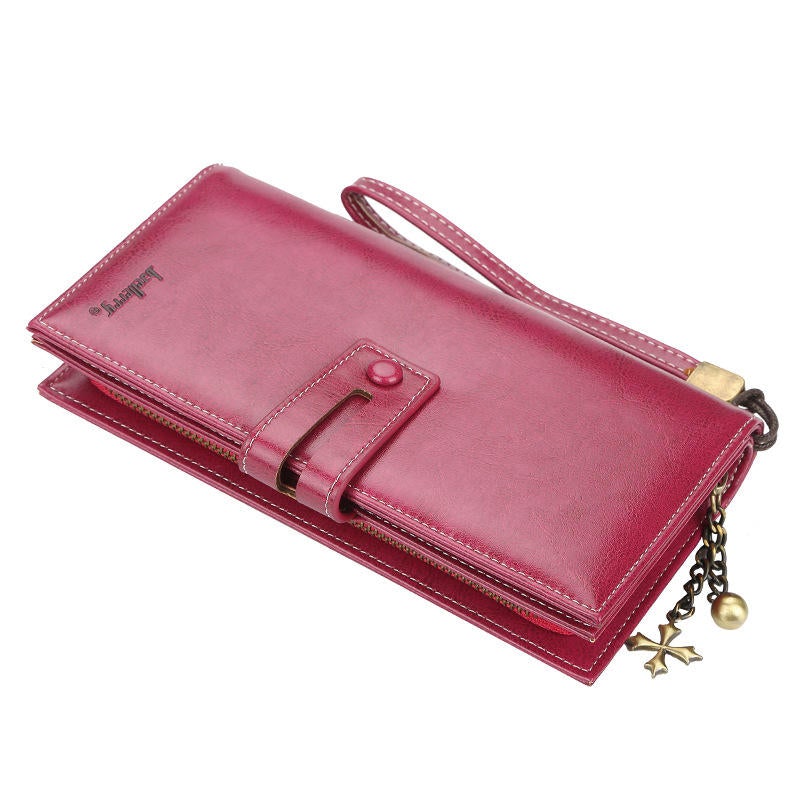 Women Beauty Fashion Long Wallet Clutches Bag Zipper Phone Bag