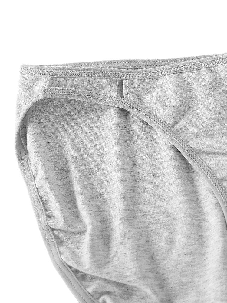 Mens Cotton Modal Solid Breathable Seamless Low Waist Waistband Brief
