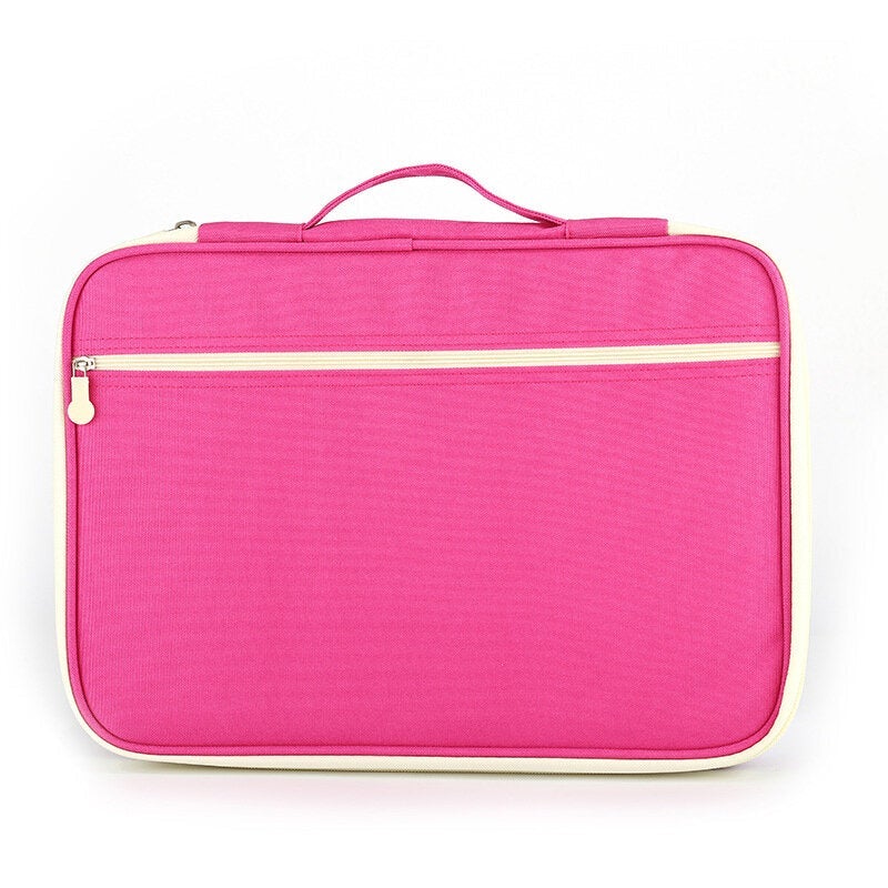 Multifunction Large Capacity Zipper Package Tablet Computer Bag School Office Supplies