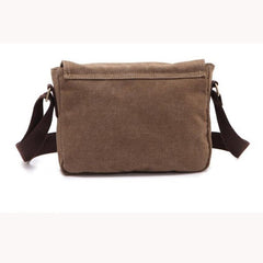 Men Retro Crossbody Bag Canvas Shoulder Bag Messenger