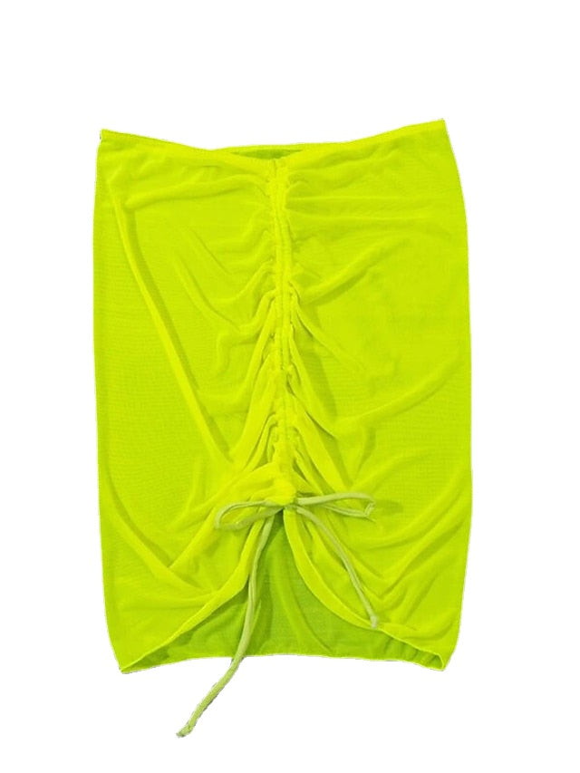 Women's Swimwear Cover Up Swim Shorts Normal Swimsuit Drawstring Pure Bathing Suits New Vacation Fashion, Sexy, Modern