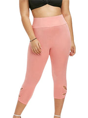 Women's Casual Vacation Calf-Length Solid Color Pants