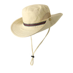 Men Woman Quick-drying Fisherman Bucket Hat Foldable Visor Hat With Embroidery