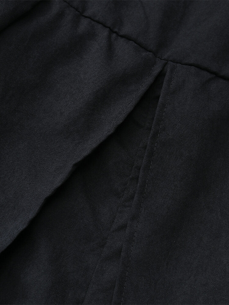 Elegant Women Sleeveless Solid High Split Long Pants Jumpsuits