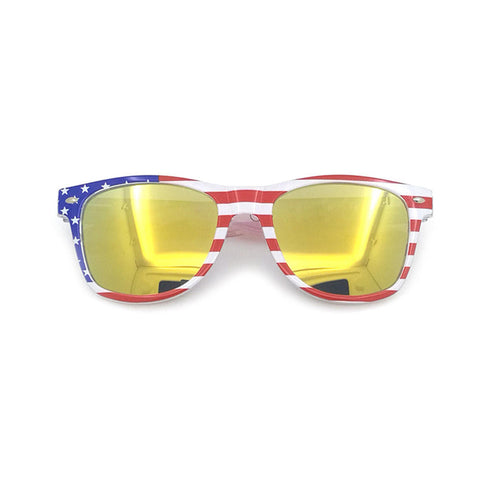 Unisex Patriotic Polarspex Polarized 80's Retro Trendy Stylish Sunglasses