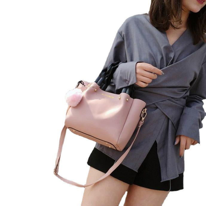 Women Fashion Handbag Crossbody Bag Shoulder Bag Flamingo Pendant Toe