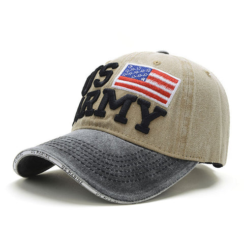 Unisex Vintage Patriotic Baseball Cap Stylish Distressed American Flag Cap Hat