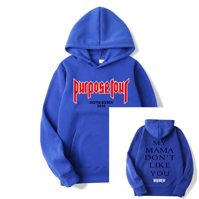 Justin Bieber Poster Hip Hop Sweat Homme Hoodie
