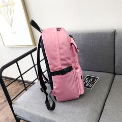 Outdoor Canvas Casual Large Capacity Backpack Tavel Bag For Men And Women