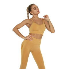 Trendy Women's Quick Drying Seamless Push Up Sport Bras