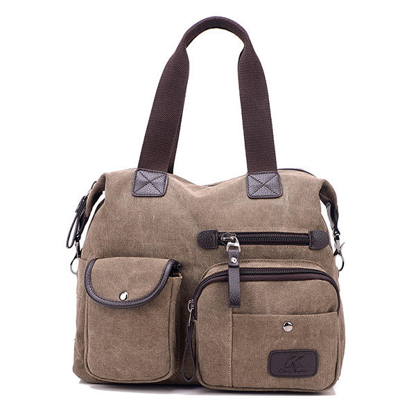 Women Canvas Large Capacity Sport Travel Casual Handbag Crossbody Shoulder Bag