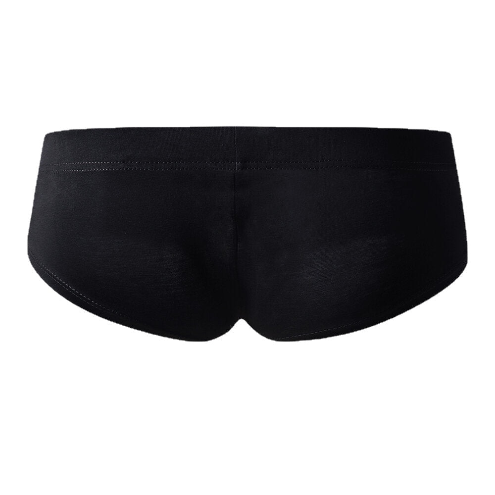 Cotton Breathable Low Waist U Convex Pouch Briefs for Men
