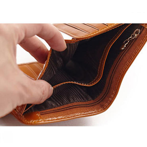 Women Genuine Leather Wallet Business Card Holder Purse