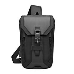 Men Oxford USB Charging Multi-pocket 3 Card Slots Waterproof Outdoor Crossbody Bag Chest Sling