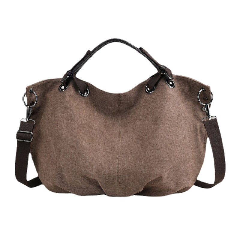 women canvas vintage handbag shoulder bag for outdoor