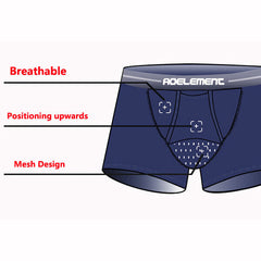 Mens Modal U Convex Separation Physiological Boxers Briefs Health Care Casual Underwear