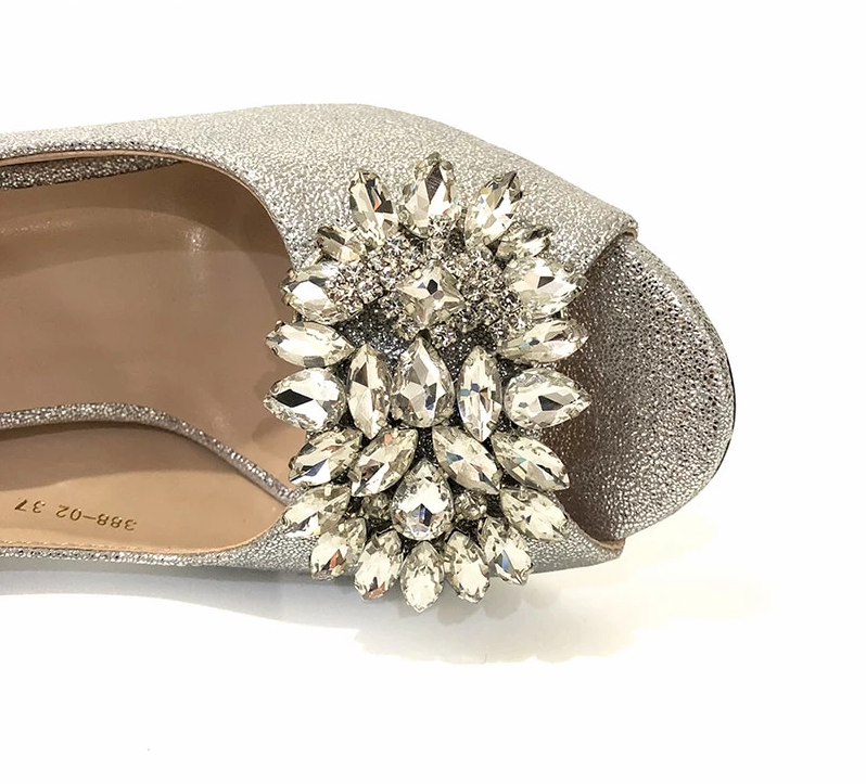 Crystal Buckle Strap High Quality Pumps For Women - Sheseelady