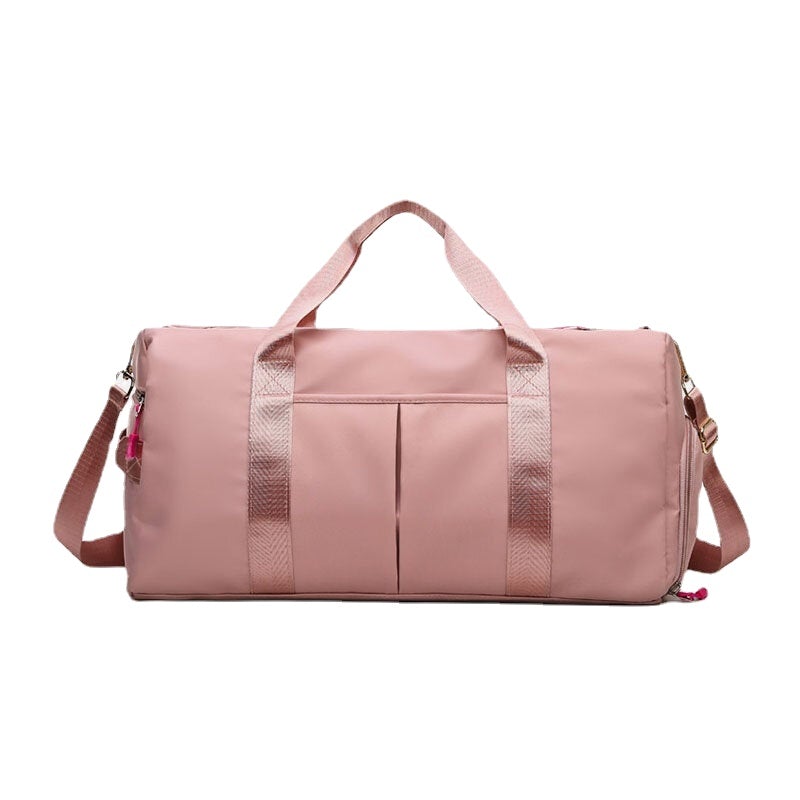 Women Dry Wet Separation Independent Shoe Position Travel Waterproof Anti-Scratch Crossbody Bag