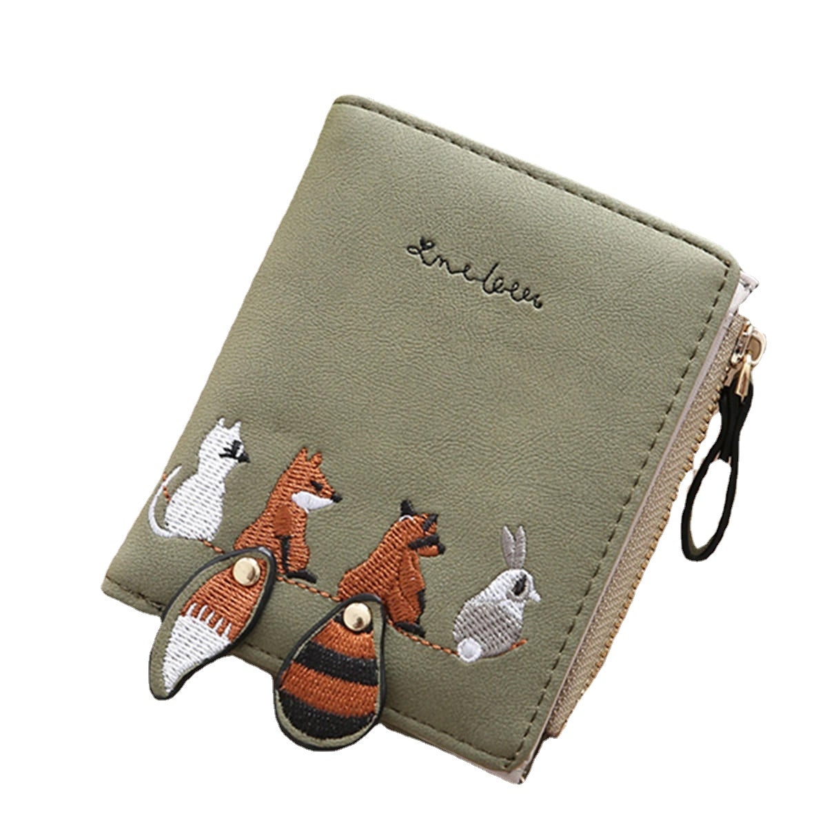 Cartoon Cute Lovely Bi-fold Small Wallet Purse Card Holder For Women