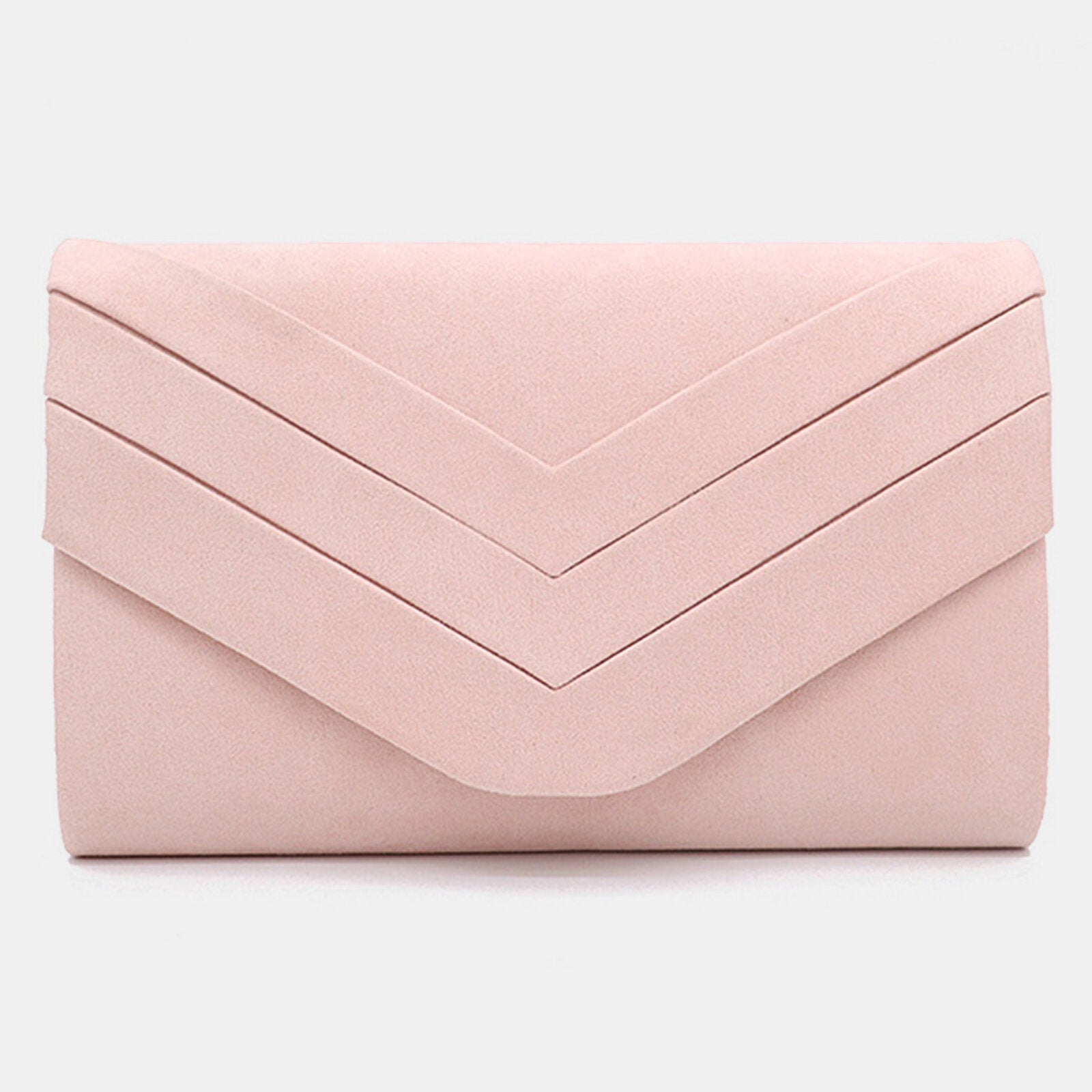 Women Dacron Fabric Elegant Fluffy Clutch Bag Magnetic Closure Casual Square