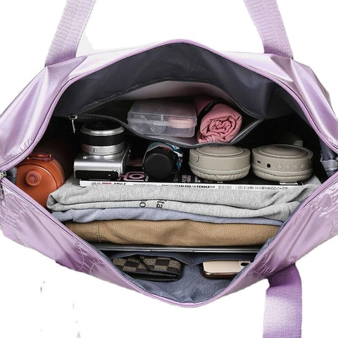 Women Waterproof Large Capacity Travel Bag Outdoor Shoes Compartment Design Bags