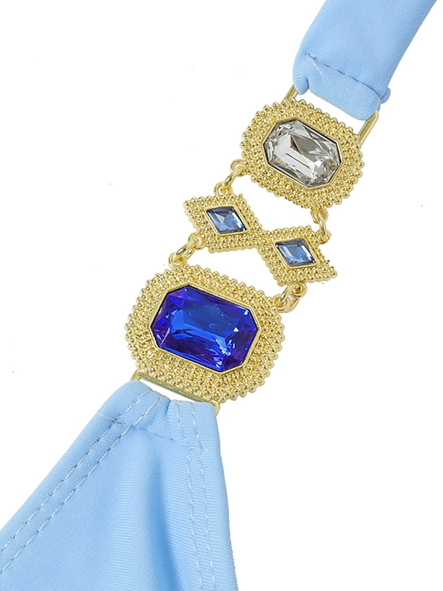 Women's Swimwear Bikini 2 Piece Normal Swimsuit Glitter Solid Color White Black Blue Purple Yellow Plunge Bathing Suits Sexy Vacation Fashion / New / Padded Bras