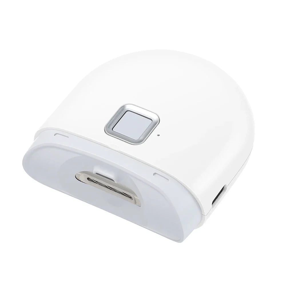 Automatic Electric Nail Clipper with Auxiliary Lighting, Portable Nail Grinder for Adults and Children, Mini Manicure Tool