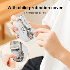 Automatic Electric Nail Clippers with Nail Lamp - Adult & Baby, Manicure/Pedicure, Fingernail & Toe Nail Trimmer, Polishing Cutter