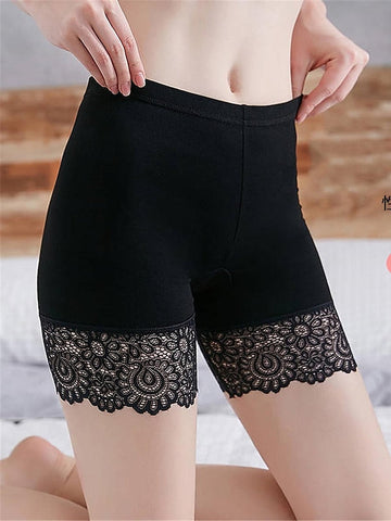 Women's Panties Pure Color Simple Casual Street Date Vacation Modal Breathable Summer Spring Black Beige