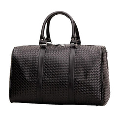 Men Woven Large Capacity Business Travel Bag Handbag Crossbody Shoulder Bag