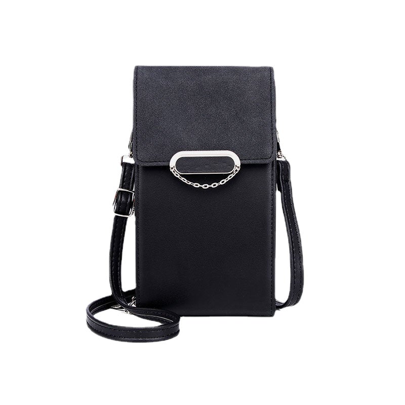 Women PU Leather Multi-carry Fashion Casual Phone Cross Body Bag