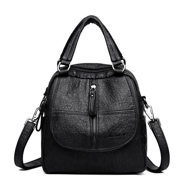 Women Fashion Plaid Handbags Multipurpose Backpack Shoulder bag Handbag