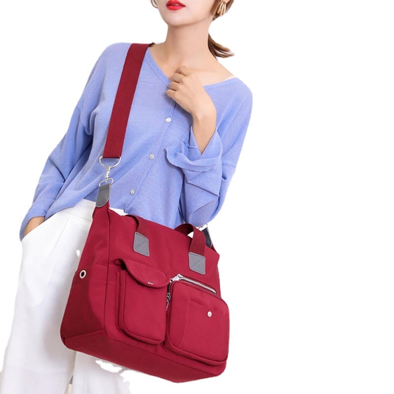 Women Nylon Waterproof Large Capacity Handbag Shoulder Bag Crossbody Bags