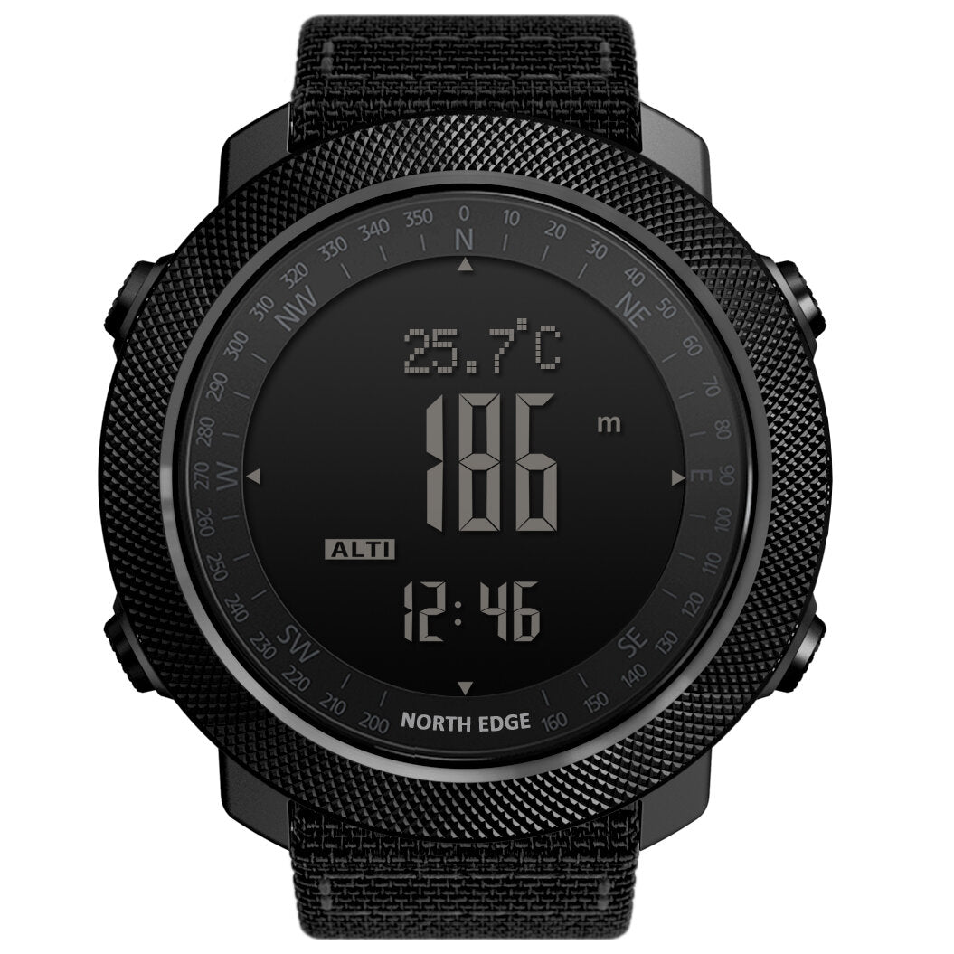 Altimeter Barometer Compass Temperature Display 50m Waterproof Outdoor Sport Digital Watch