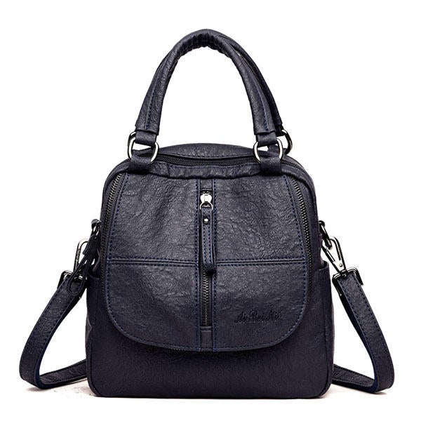 Women Fashion Plaid Handbags Multipurpose Backpack Shoulder bag Handbag