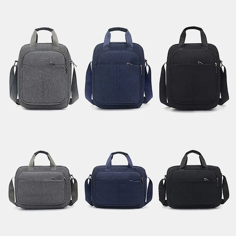 Men's Large Waterproof Oxford Shoulder & Crossbody Bag