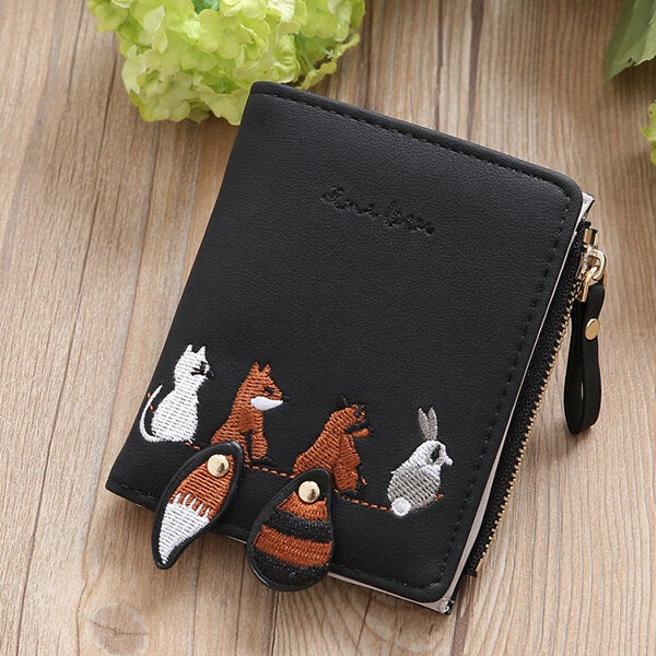 Cartoon Cute Lovely Bi-fold Small Wallet Purse Card Holder For Women