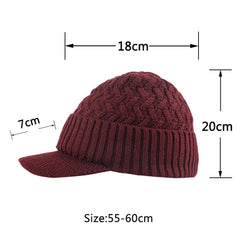 Outdoor Plus Velvet Knit Hat Scarf Set Spot Outdoor Winter Warm Ski Turtleneck Beanie Cap Earmuffs