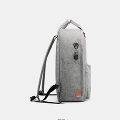 Men 3PCS USB Charging Earphone Hole 15.6 Inch Laptop Bag Multifunction Backpack