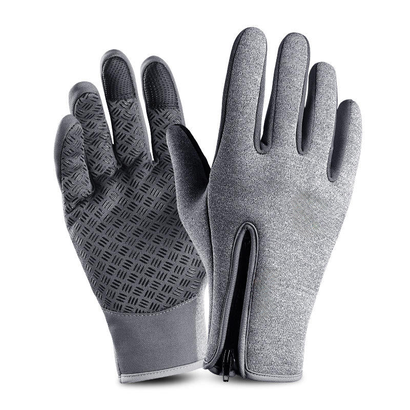 Unisex Touchscreen Ski Gloves: Warm, Windproof, Waterproof Fleece for Winter Sports & Cycling