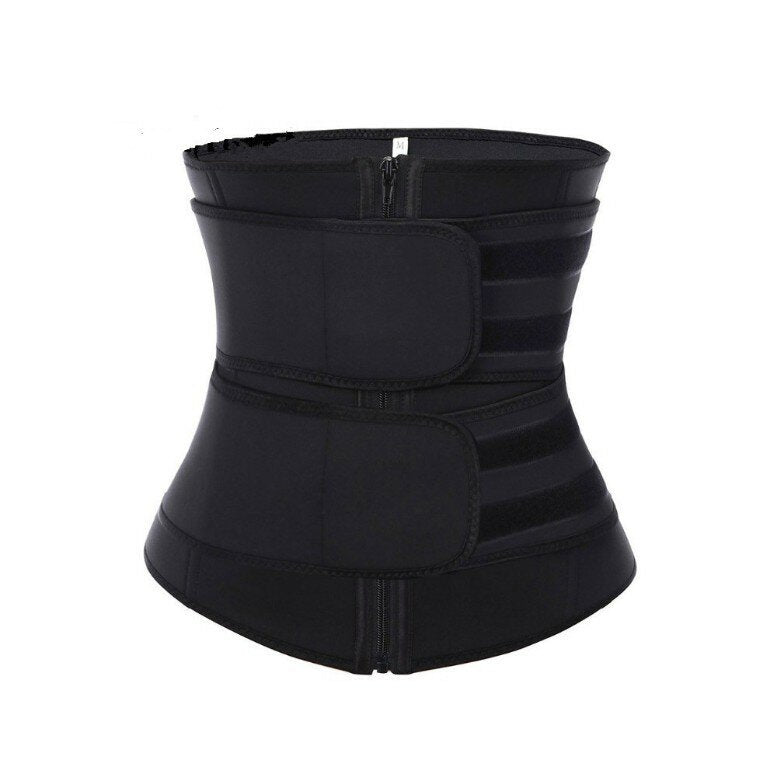 Waist Trainer Vest Large Size Body Shaper Sweat Waist Trainer Corset Sports Spandex Yoga Gym Workout Pilates Adjustable Tummy Fat Burner Hot Sweat Yoga Belts Fitness Belts For Men Women / Adults