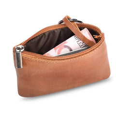 Genuine Leather Small Portable Coin Bag Card Holder Key Bags