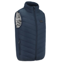 Graphene Smart Heating Vest, Dual-Control, 11-Zone, USB-Powered Short Sleeve