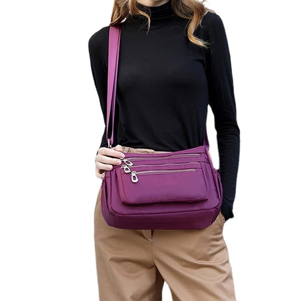 Women Leisure Waterproof Nylon Crossbody Bag Shoulder Bag