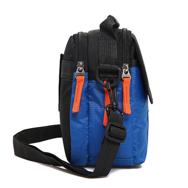 Men Nylon Waterproof Casual Crossbody Bag Lightweight Shoulder Bag