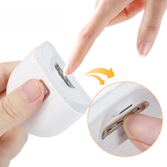 Automatic Electric Nail Clipper with Auxiliary Lighting, Portable Nail Grinder for Adults and Children, Mini Manicure Tool